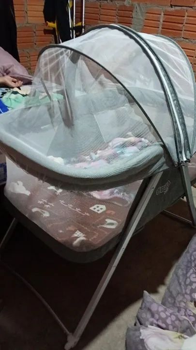 Berço Moisés dobrável com mosquiteiro maxibaby - Foto 2