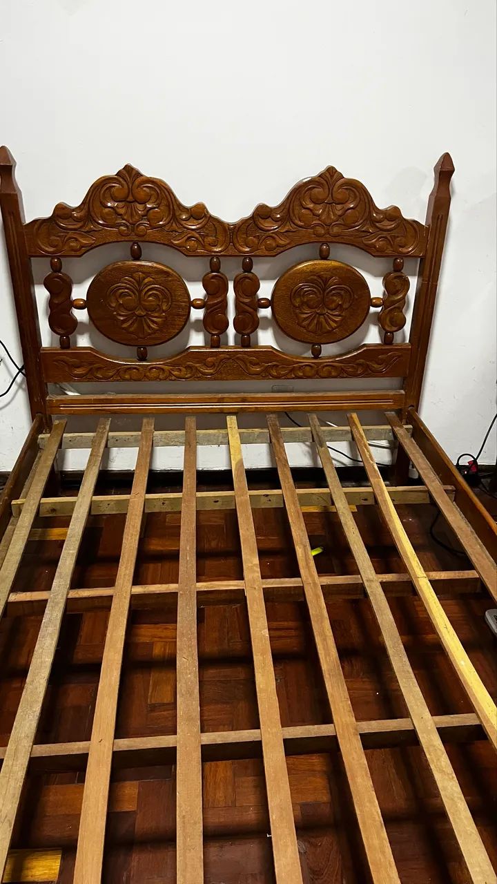 Cama Madeira com colchão  - Foto 4