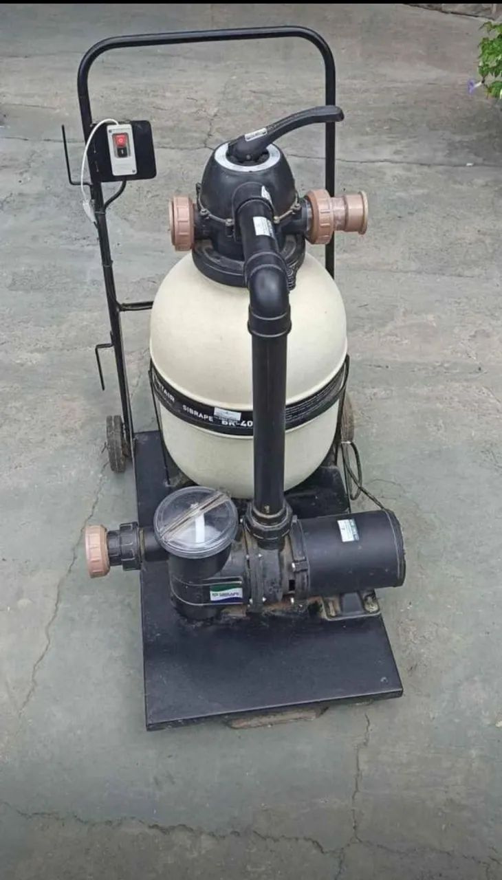 Filtro e bomba de piscina completo - Foto 2