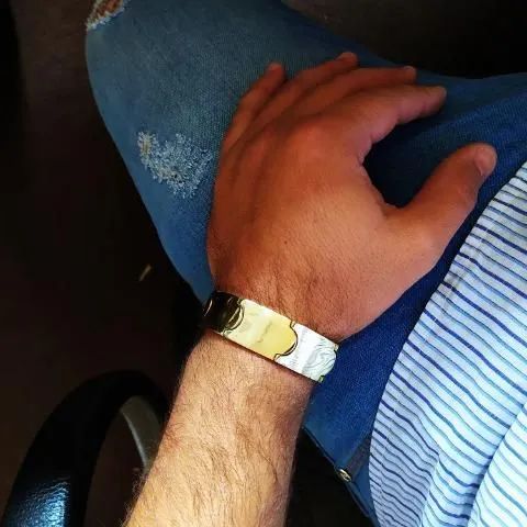 Bracelete 15mm moeda antiga - Foto 4