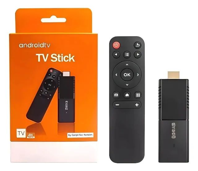 Tv Stick Smart Tv Android 4k Wi-fi Hdmi Controle Remoto Mini Preto PadrãoTv Stick Smart Tv