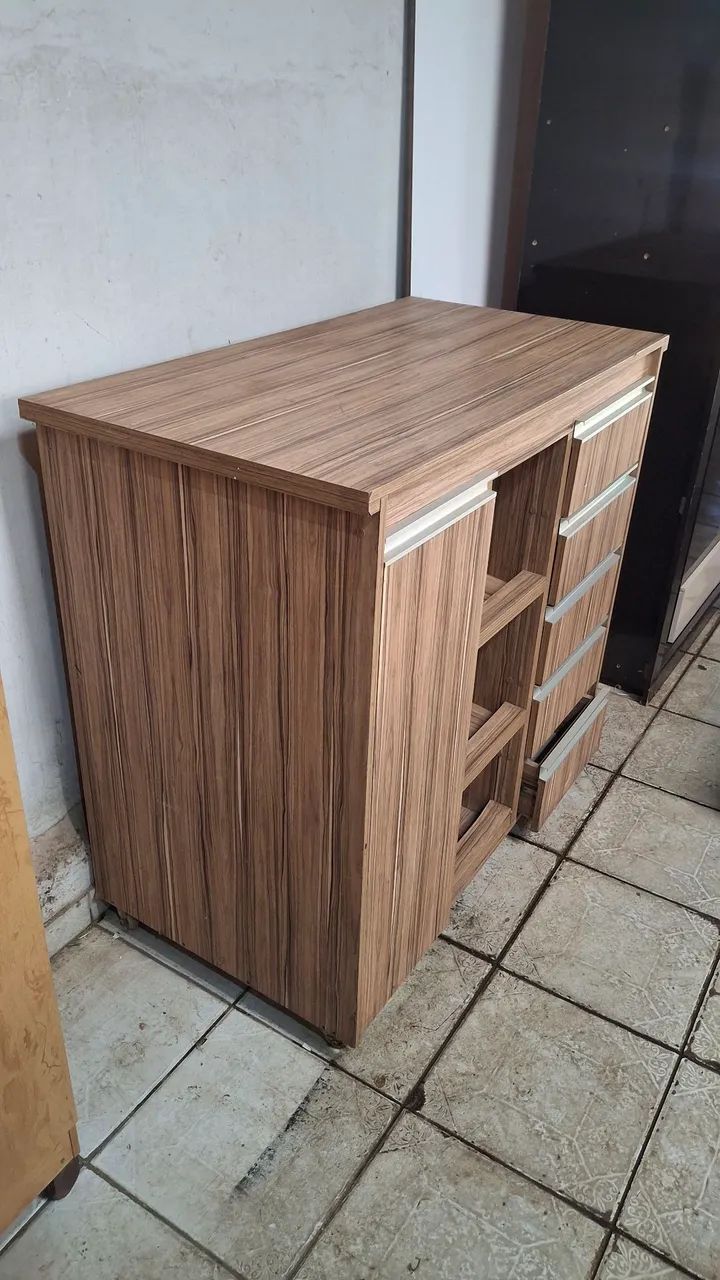 Cômoda com Gavetas e Prateleiras 100%mdf - Foto 2