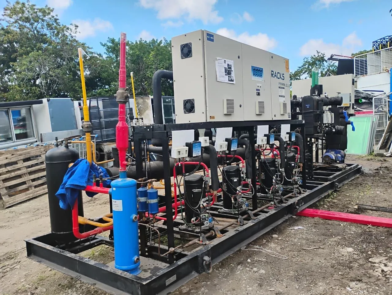 Unidade de Refrigeração Industrial - Racks Paralelos