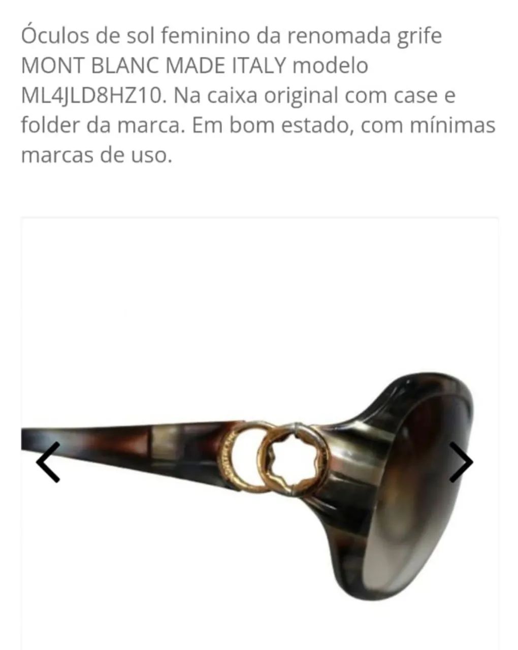 Óculos de sol feminino Mont Blanc  - Foto 5