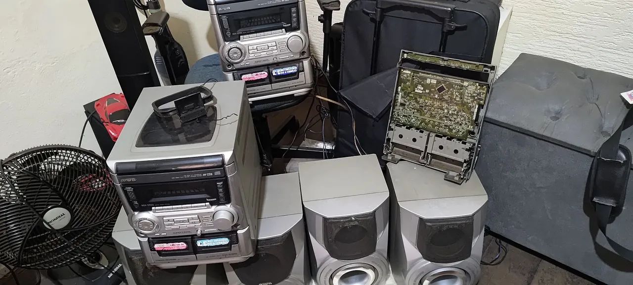 Frontal Mini System Aiwa NSX-708 - Aparelhos de Som - Jardim dos