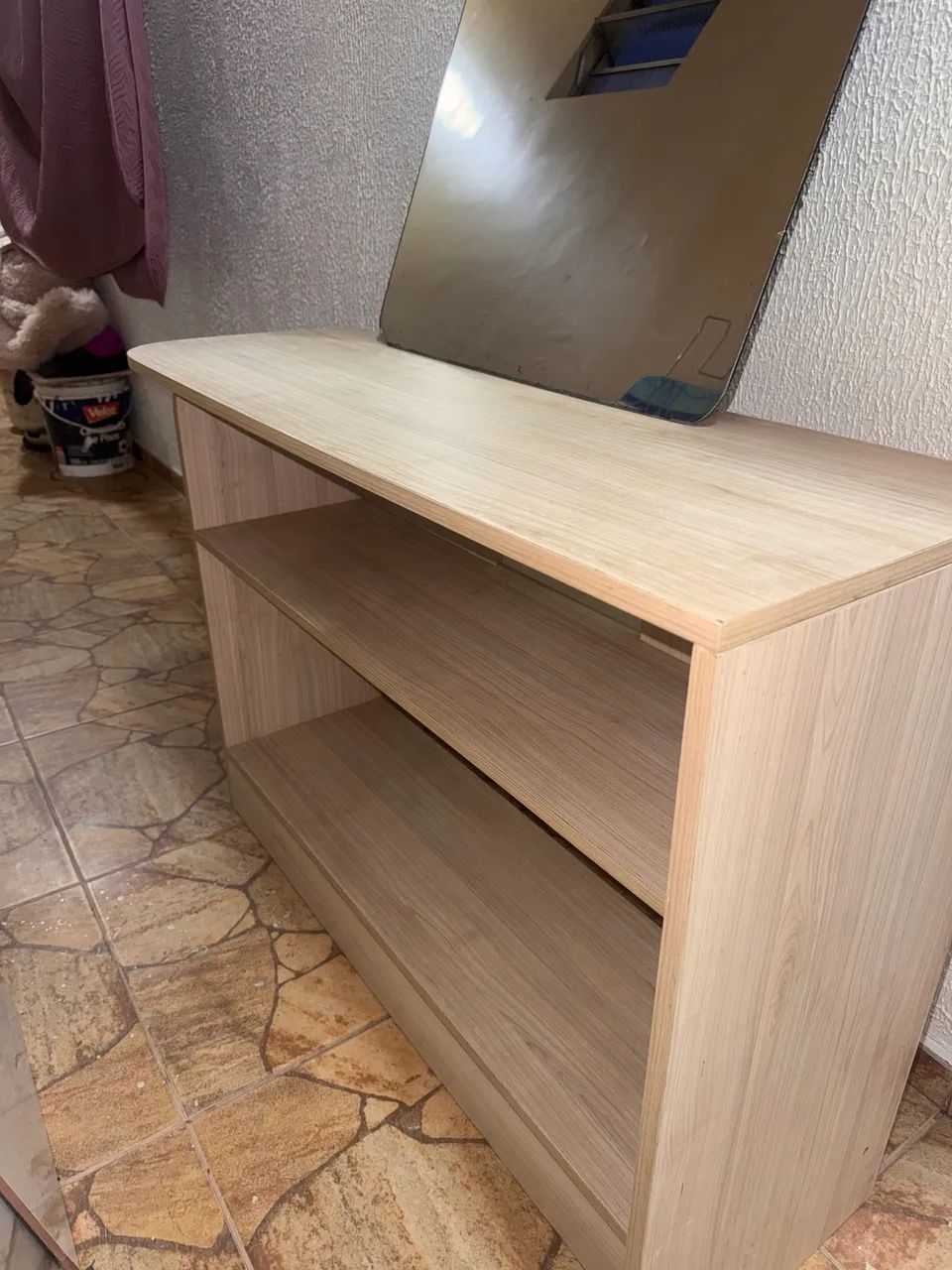 Rack 100% mdf com espelho 64960521522817123