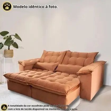 sofa retratil reclinavel (2,00M) - Foto 2