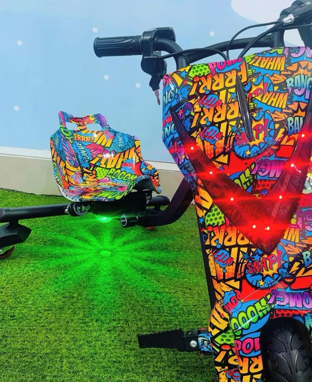Triciclo Drift Elétrico Radical Varias cores e modelos - Foto 3