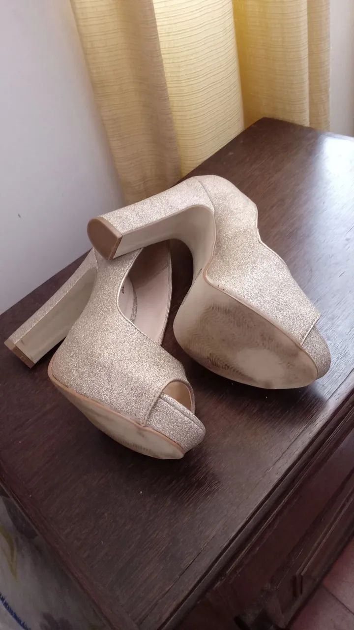 Sapato dourado  Bottero 37 - Foto 4