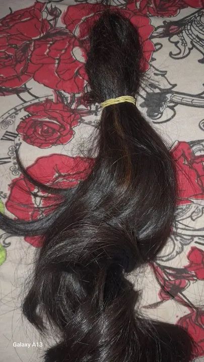 Cabelo humano virgem longo e sedoso