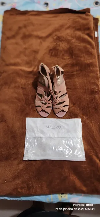 Sandálias Arezzo Rosa - rosé 