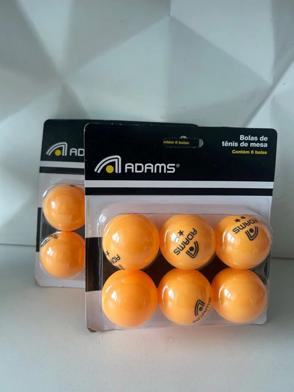 Bolas de Tênis de Mesa Adams - Kit com 6 Unidades - Foto 4