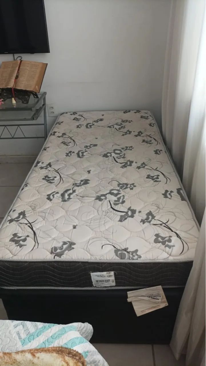 Cama Box com Baú  + colchão - Ótimo estado - Foto 2