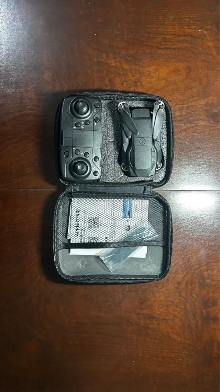 DRONE F198 COM CÂMERA 4K HD PRETO - Foto 5