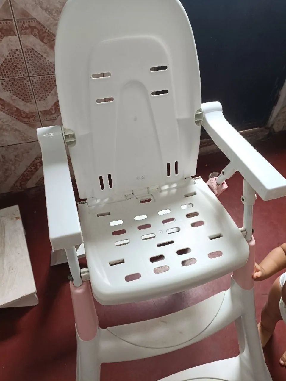 Cadeira de Alimentação para Bebê - Branca - Foto 3