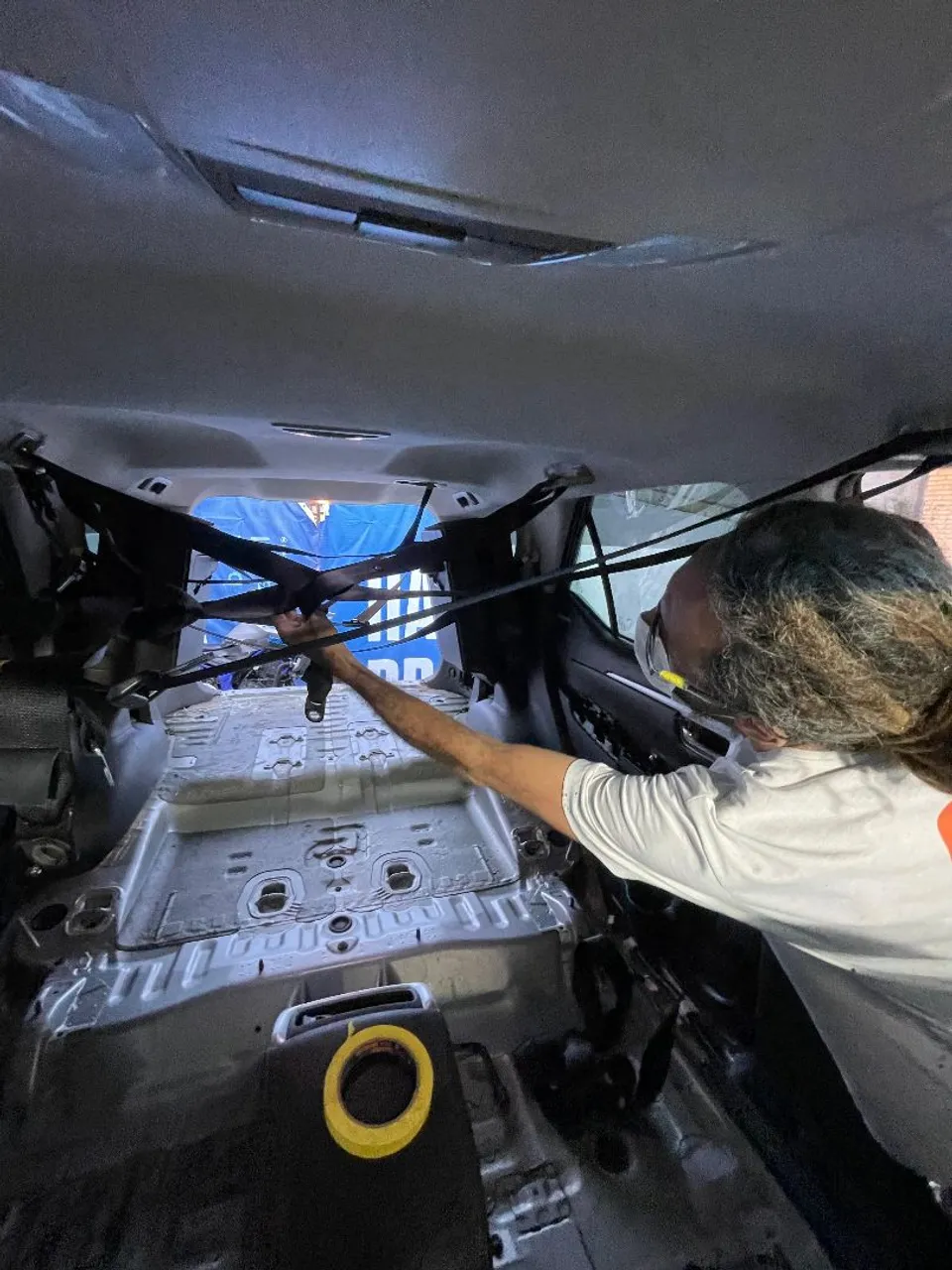 Lavagem interna Automotiva detalhada 