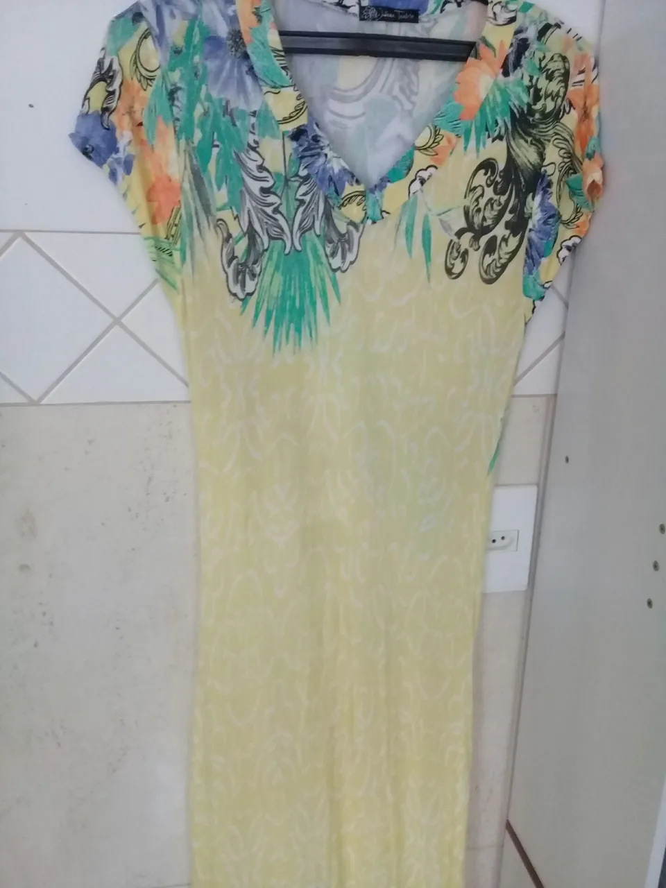 Vestido Longo Amarelo 38/40