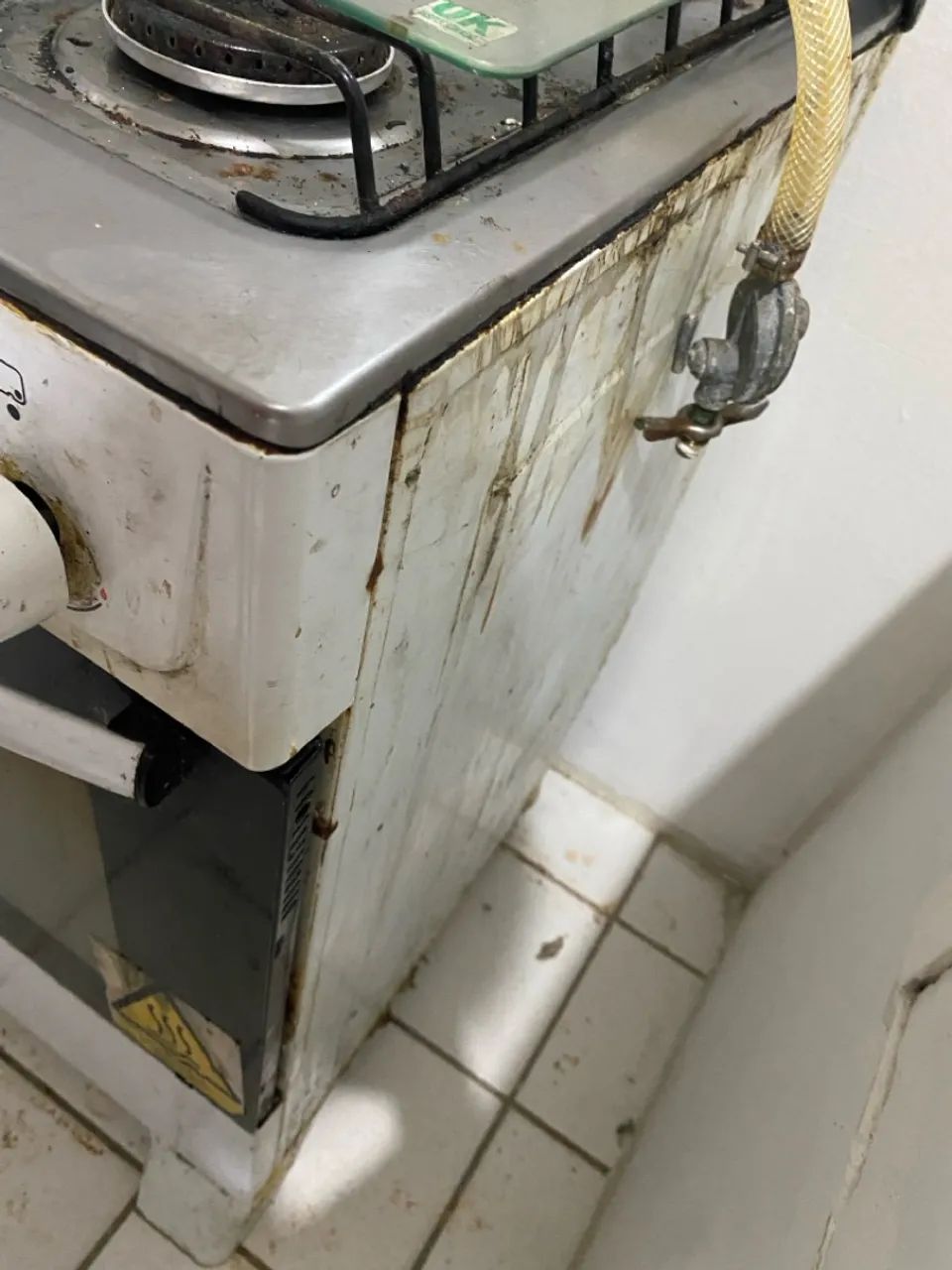 Fogão a gás usado