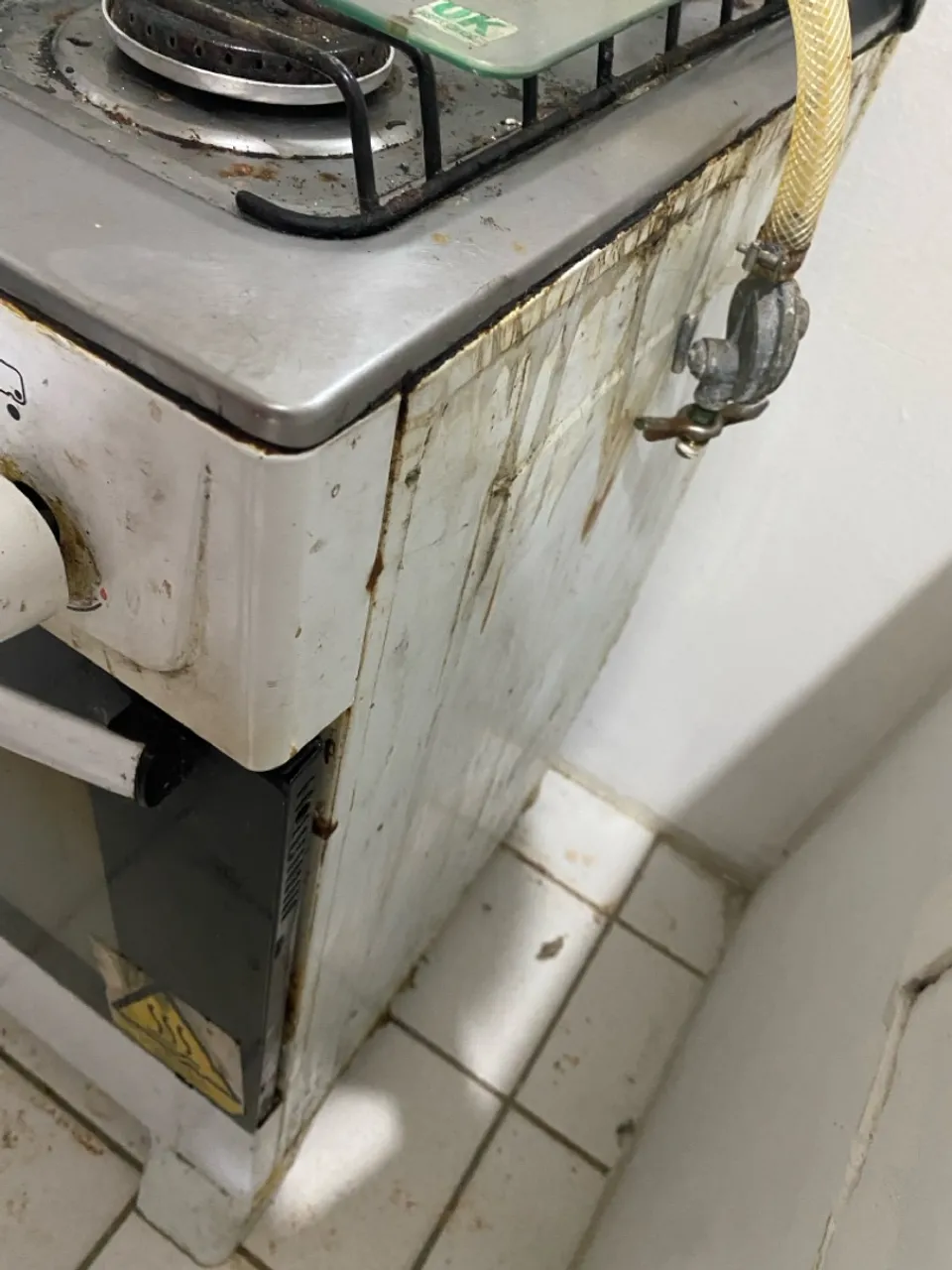 Fogão a gás usado
