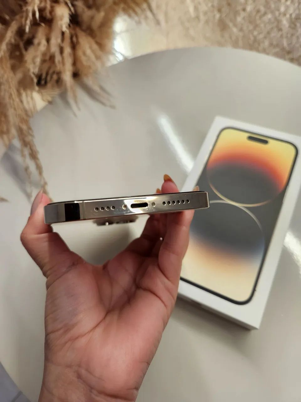 iphone 14 pro max 256 - gold - Foto 4