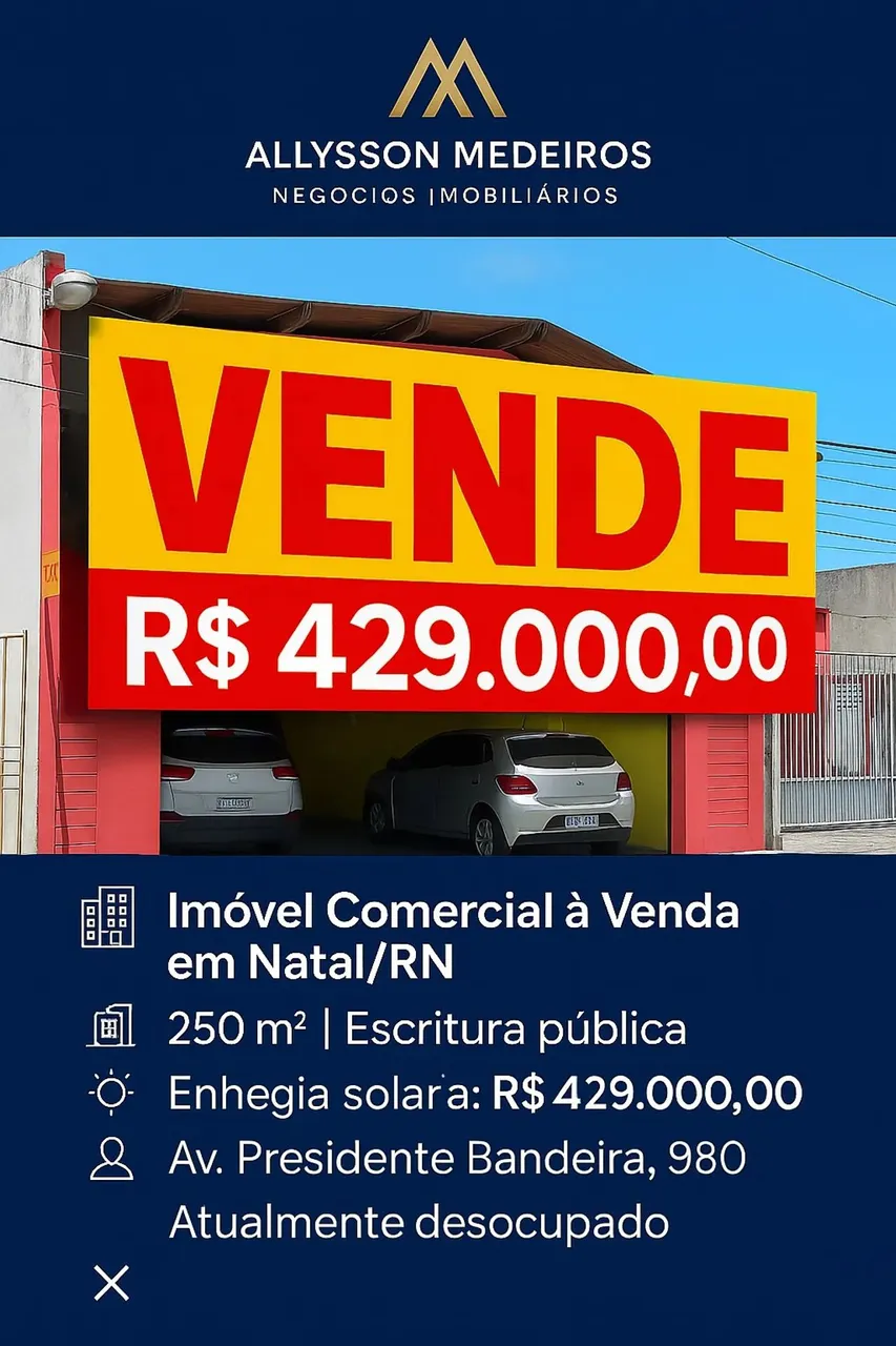 Galpão a Venda no Alecrim - Oportunidade Unica
