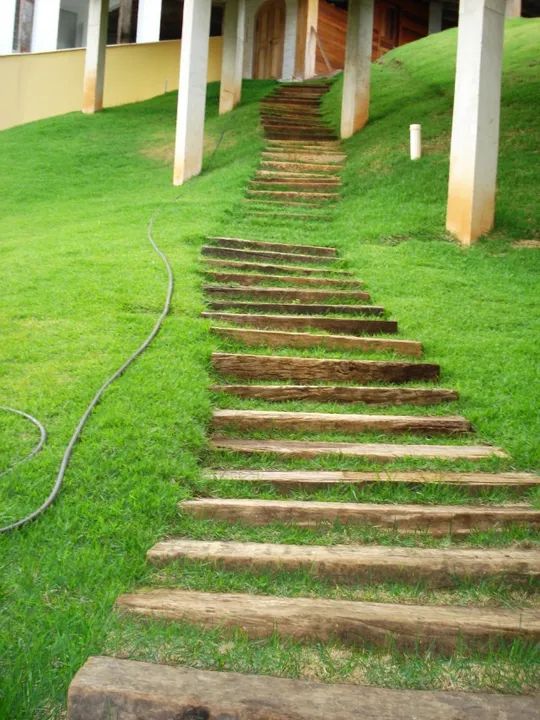 Dormentes vaso caxipo porta escada de madeira diversos - Foto 5