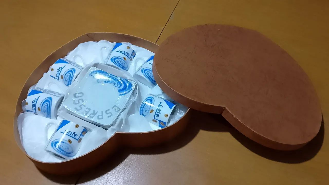 Jogo de xícaras de cafézinho expresso. - Foto 3