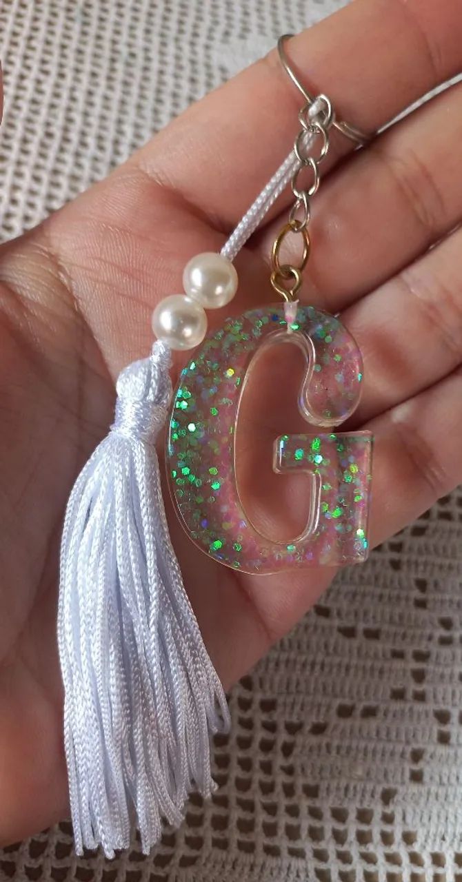 Chaveiro letra personalizados - Foto 5