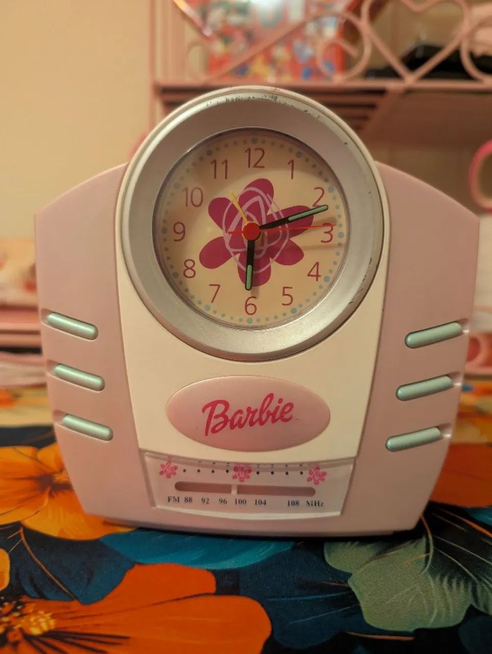 Relógio Despertador Barbie Vintage