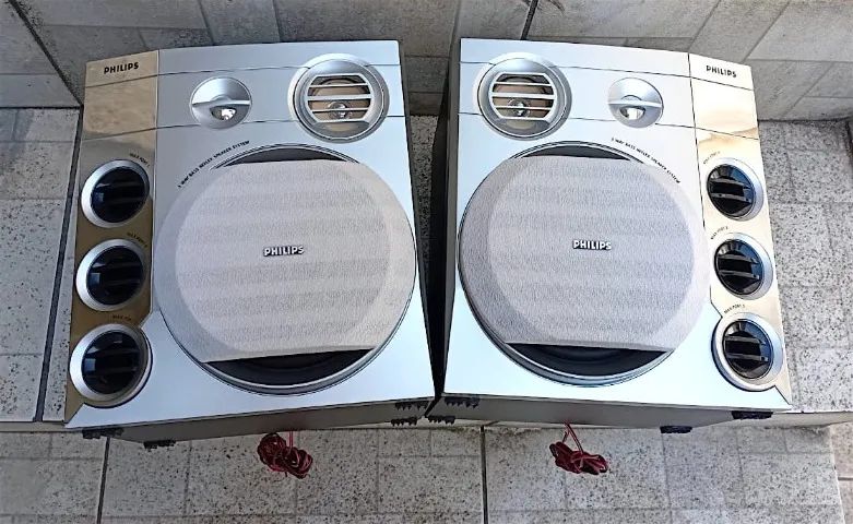 Par Caixas Som Philips 3 Vias 6 Omhs - Excelente - Foto 6