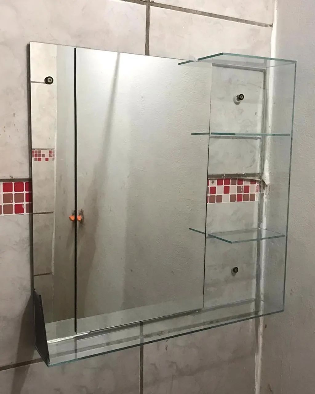 Espelho de banheiro com prateleiras - Foto 6