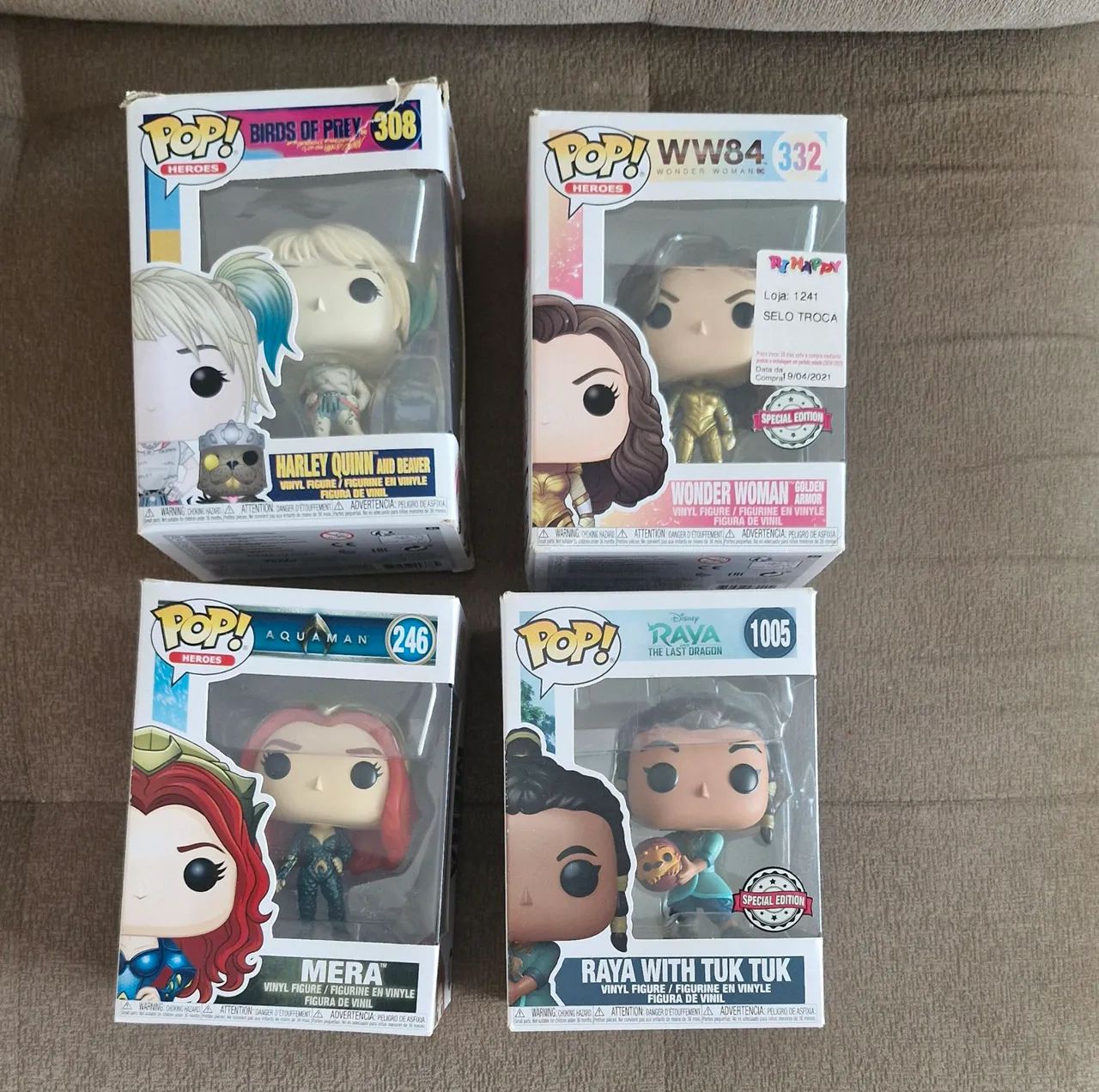 Coleção Funko Pop! DC e Disney
