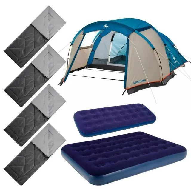 Aluguel de kit barraca 4 lugares  