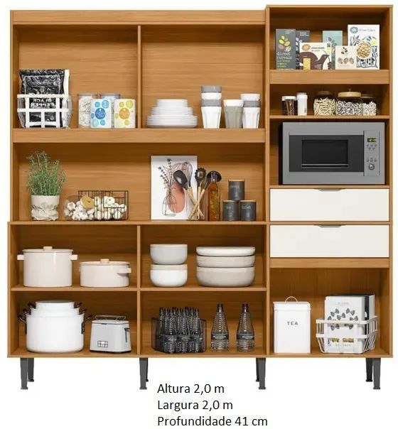 Armário de Cozinha 11 Portas 2 Gavetas Fazemos Entrega - Foto 2