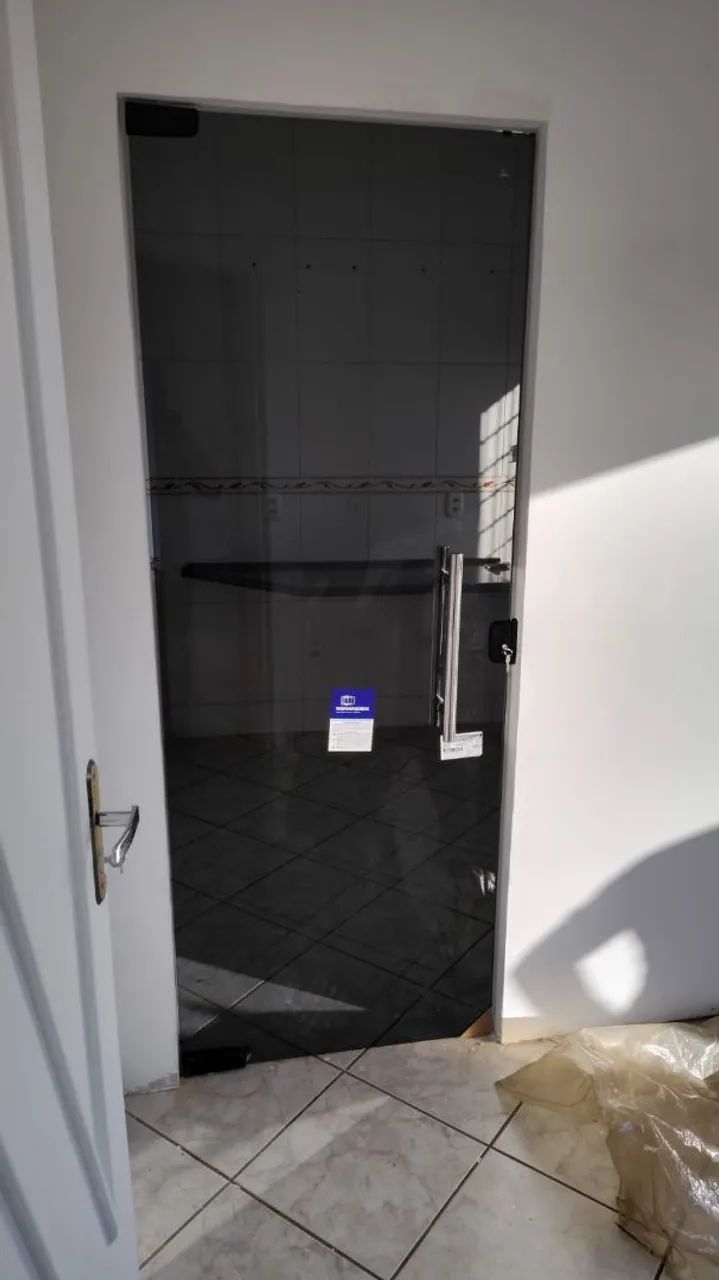 Porta de Vidro Temperado