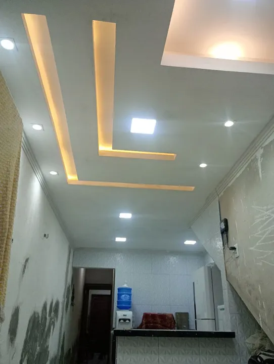 Gesso,Elétrica iluminação & Pintura