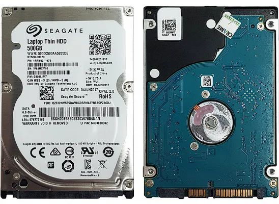HD Seagate Laptop Thin 500GB SATA III 2.5Pol 6GBs