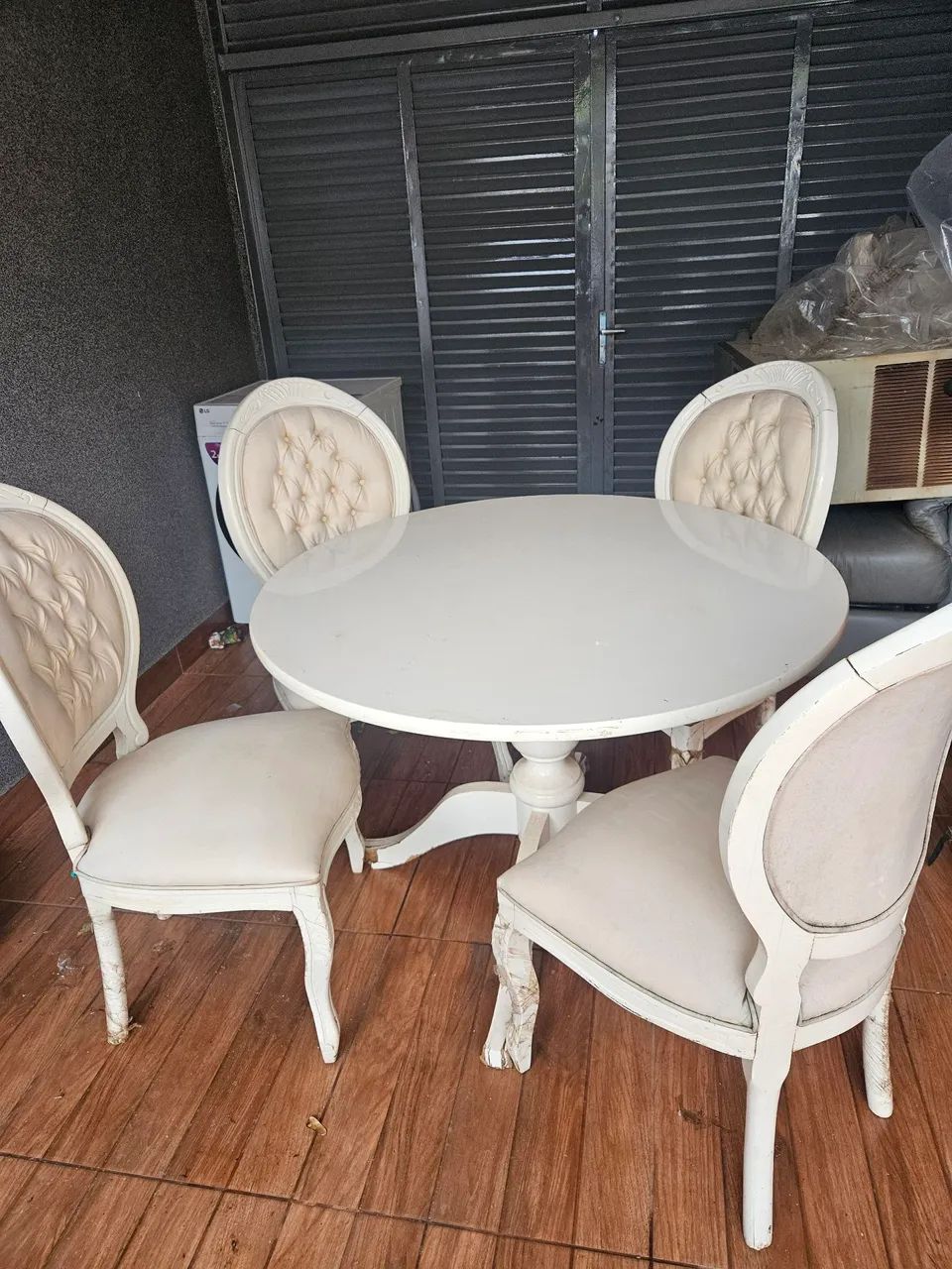 Mesa Madeira C/ 4 Cadeiras 64311790680577120