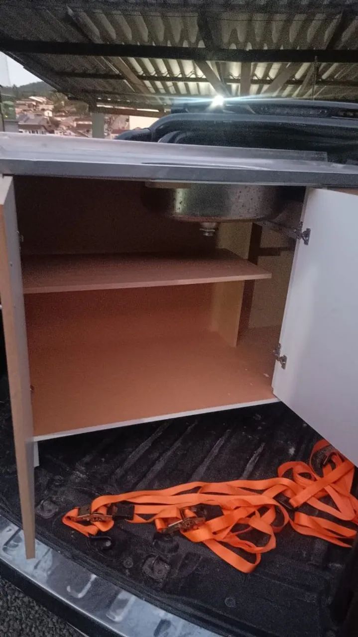 Armário de cozinha com pia em aço inox - Foto 2