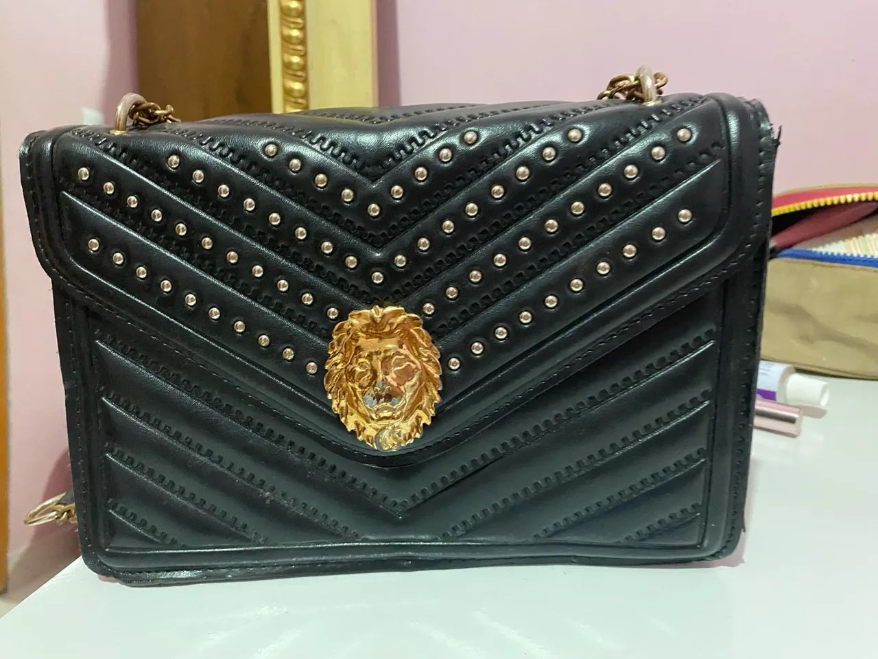 Bolsa de ombro preta