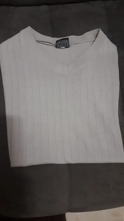 Bonita camiseta em viscose da Victor?s verde claro tamanho M bem conservada