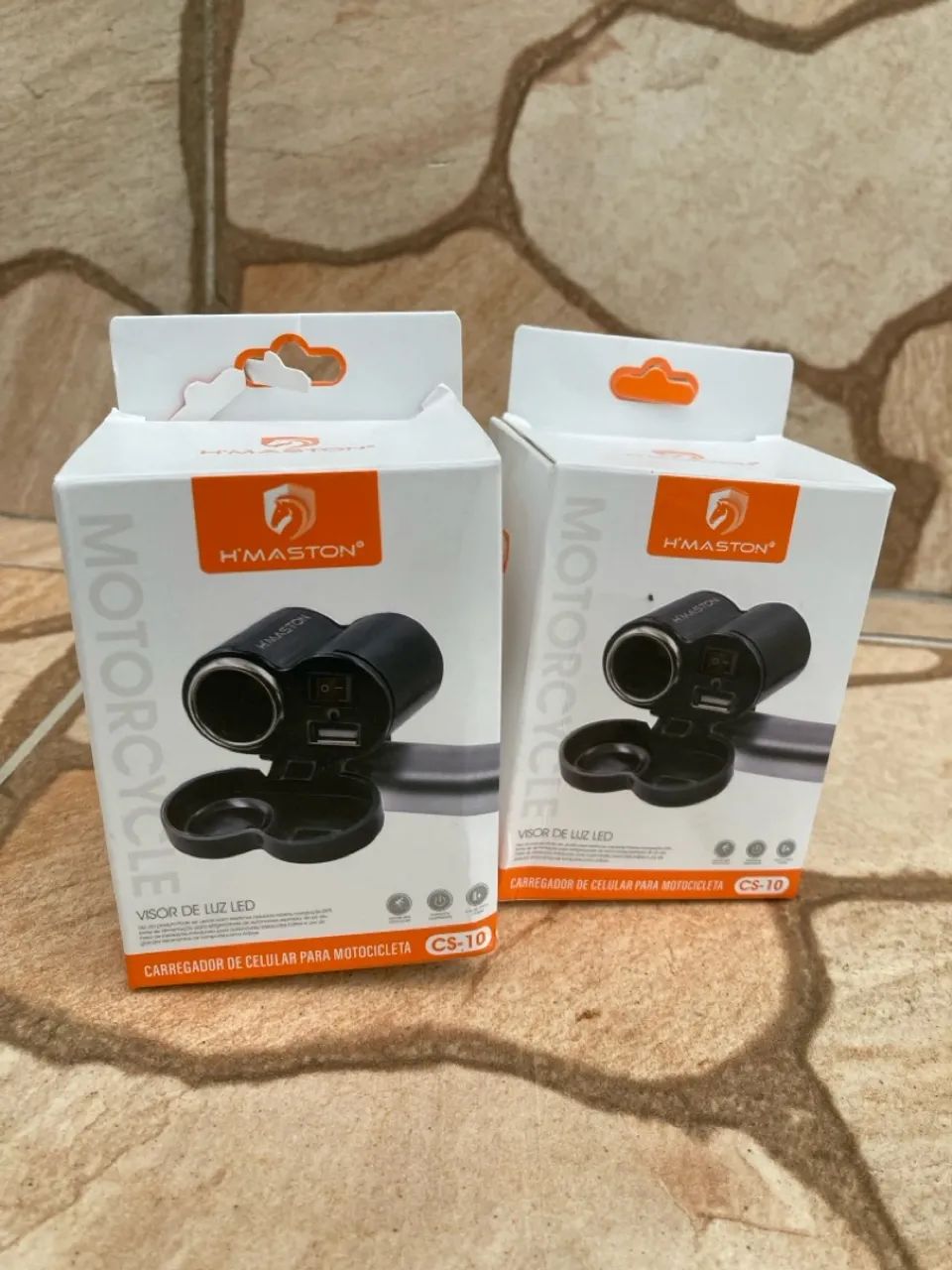 Carregador de celular para moto 