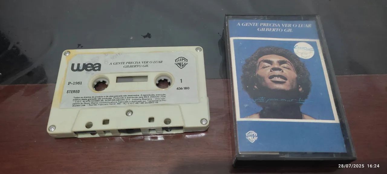 Fita Cassete Gilberto Gil - A Gente Precisa Ver o Luar - Foto 2