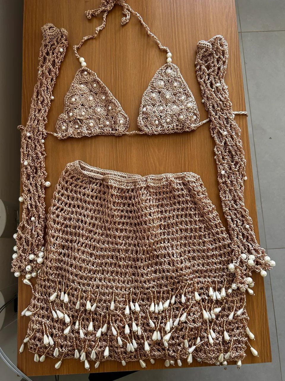 Conjunto crochê réveillon  - Foto 5