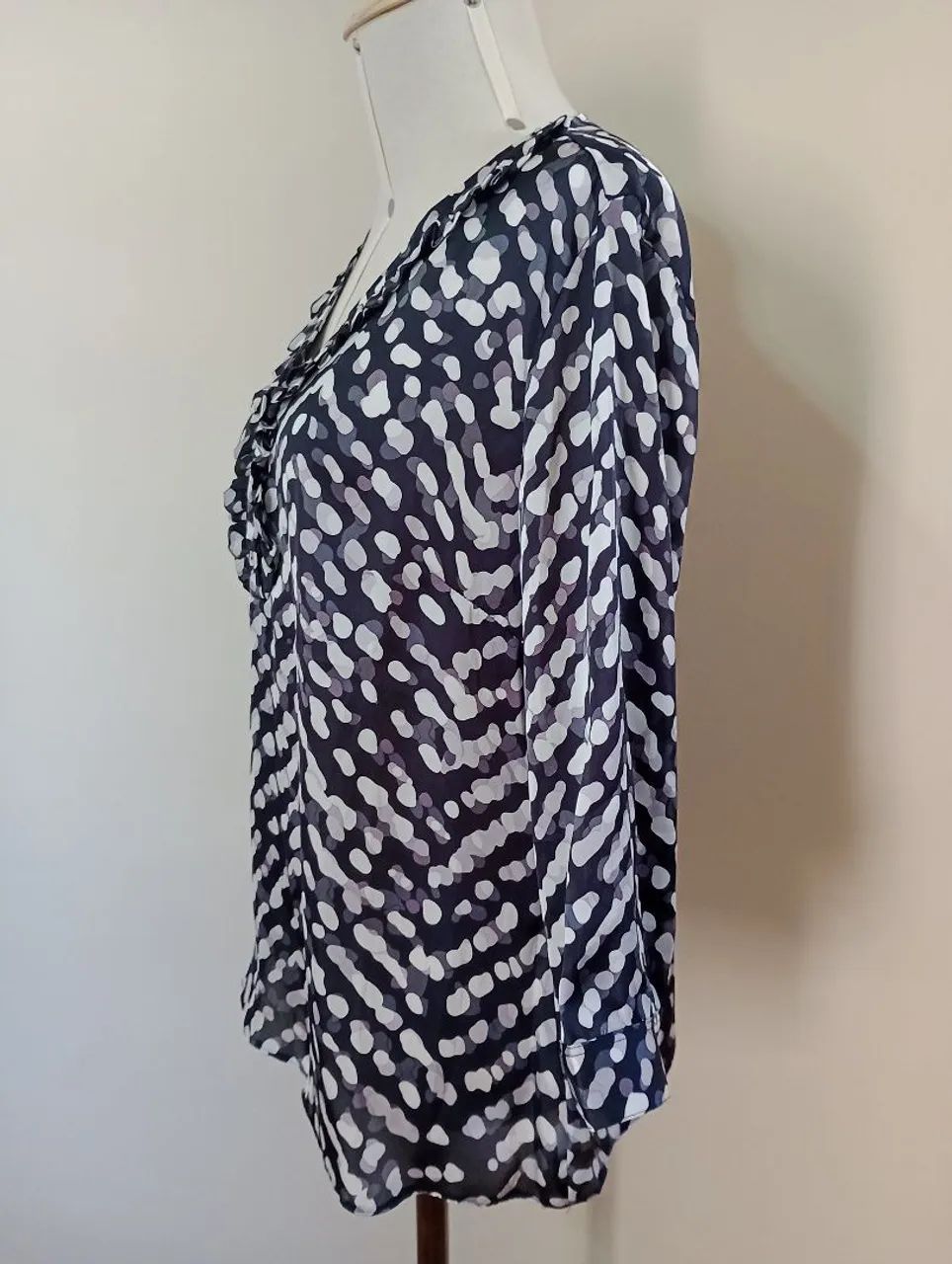Camisa estilo bata plus size - Foto 3
