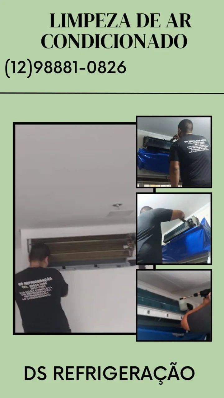 Limpeza e Higienização ou Instalação de Ar Condicionado