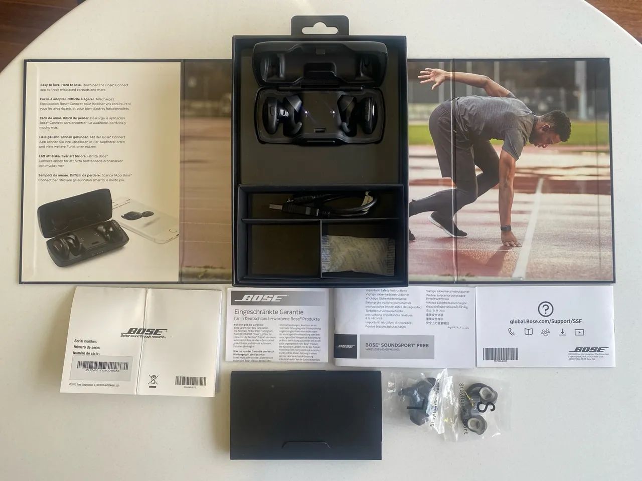 Fones de ouvido sem fio soundsport free