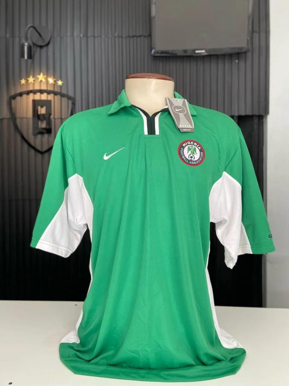 Camisa Nigéria Nike 2000 - Na etiqueta 