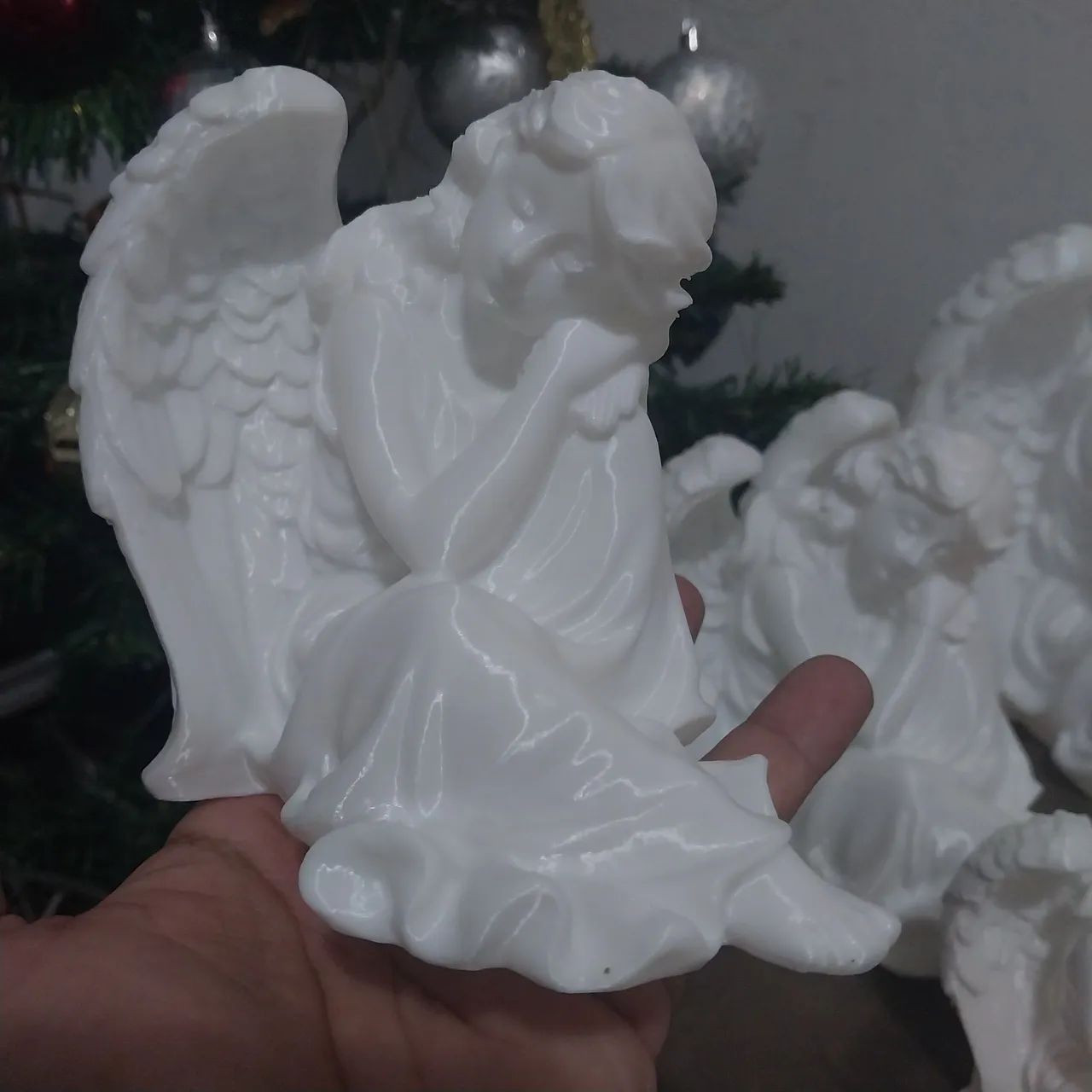 Anjo Decorativo Branco - 3D - Vários Tamanhos - Foto 2