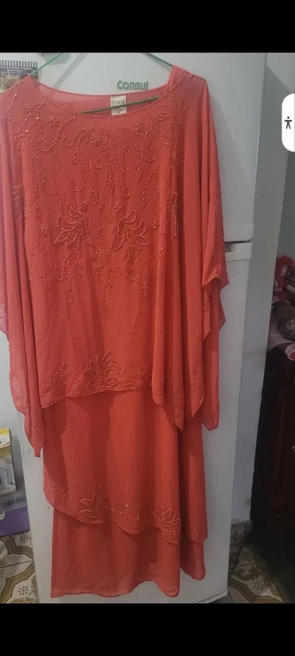 Vestido longo de festa 